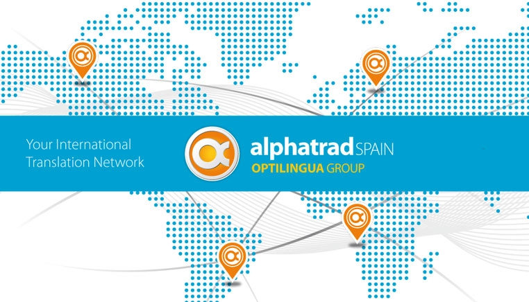 Diseño de marca para la agencia de traducción Alphatrad