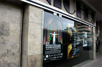 Cartel en el Teatro Arniches