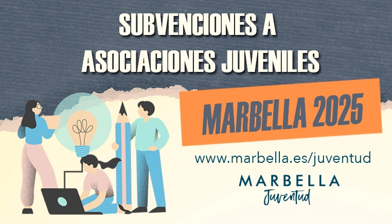Grupo Camaleón diseña la campaña visual para las subvenciones juveniles de Marbella 2025