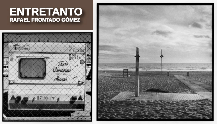 Grupo Camaleón ha desarrollado el diseño visual de ENTRETANTO, la exposición del fotógrafo Rafael Frontado Gómez, que se exhibe en el Museo de Chiclana.