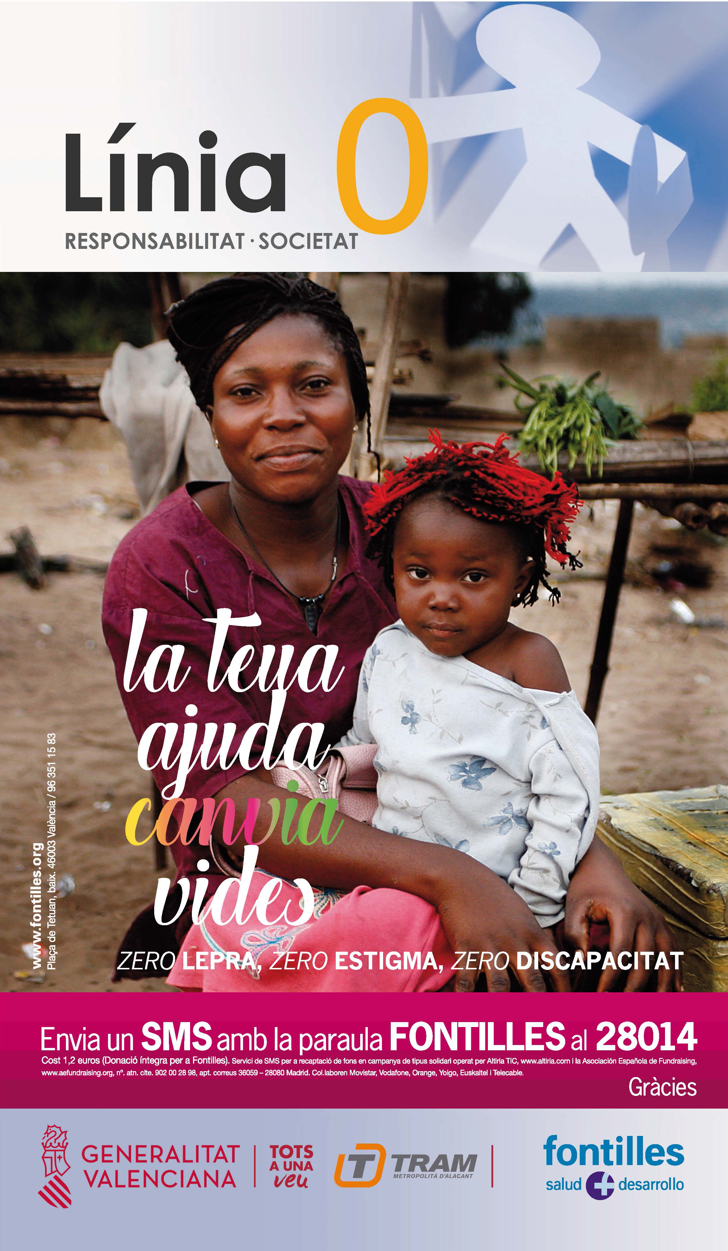 Campaña de la Asociación Fontilles: la teua ajuda canvia vides