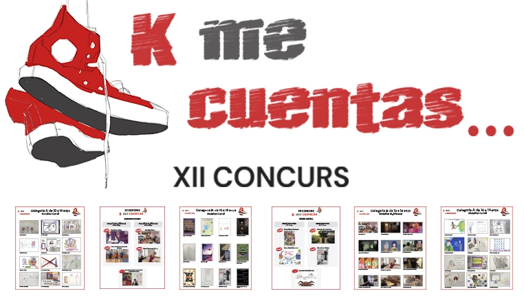 Diseño de los paneles del concurso K Me Cuentas XII.