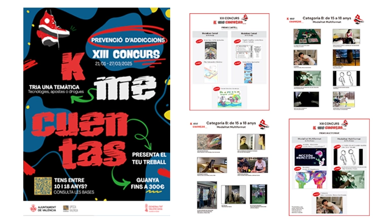 Diseño del concurso 'K me cuentas'.