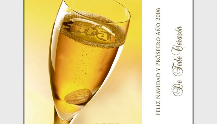 Diseño felicitación Navidad 2005 para Zaral. Concepto orginal y acabado gráfico de calidad