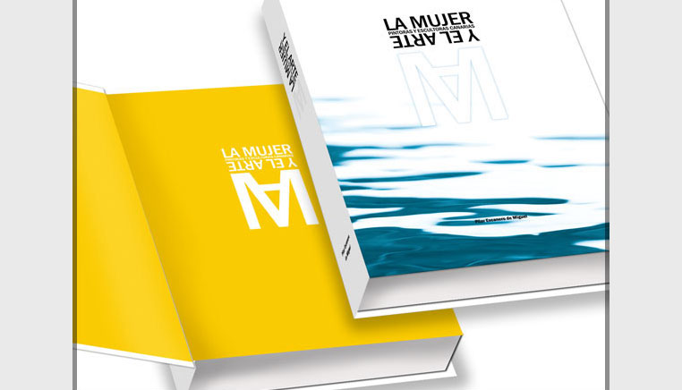 Diseño editorial del libro 'La Mujer y el Arte'