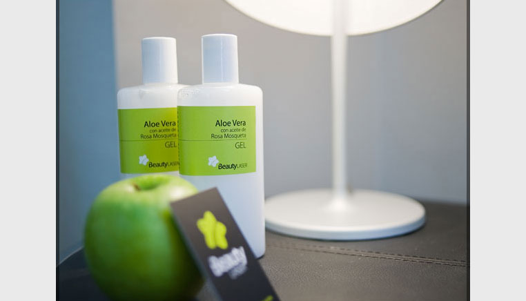 Diseño de envases y etiquetas para BeautyLaser. Línea de envases y reclamos.