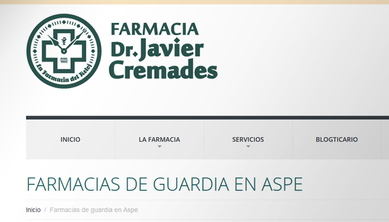 Mejoras tecnológicas en farmaciacremades.com