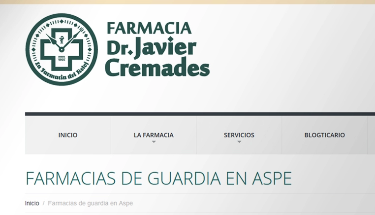 Mejoras tecnológicas en farmaciacremades.com