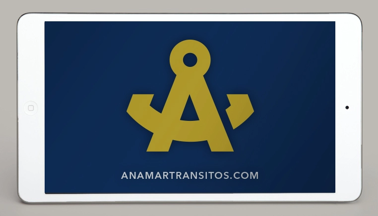 Diseño de imagen corporativa para Anamar Logística y Tránsitos, S.L.