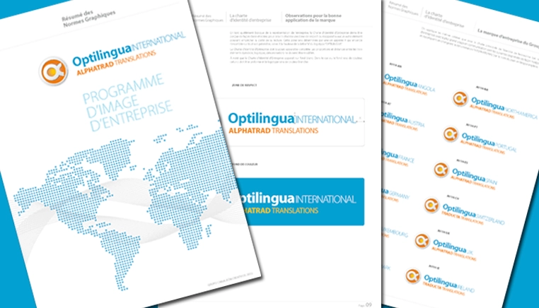 Imagen corporativa para Optilingua International