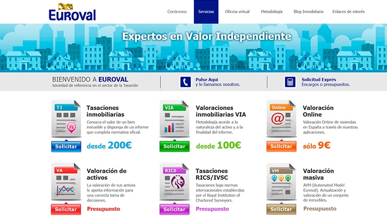 Nuevo proyecto web de Euroval
