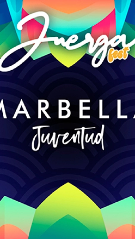 Grupo Camaleón Creativos colabora una vez más con la Delegación de Juventud de Marbella, diseñando el material gráfico para el Juerga Fest 2025.