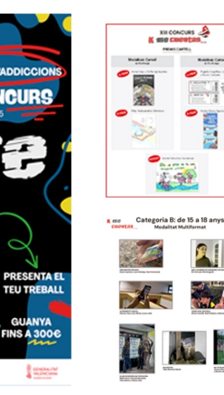 Diseño del concurso 'K me cuentas'.