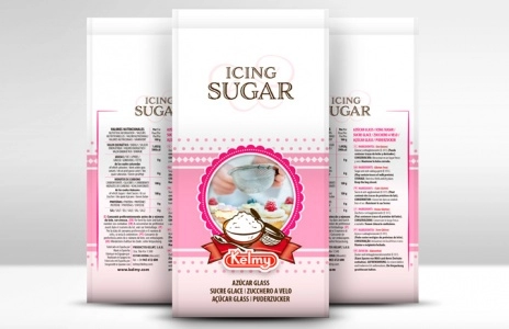 Envasado renovado para el Icing Sugar de Kelmy