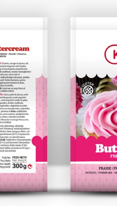 Diseño del envase para Buttercream Kelmy por Grupo Camaleón Creativos