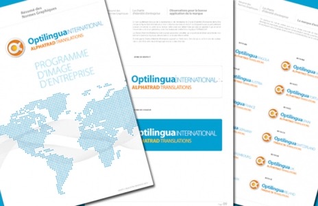 Imagen corporativa para Optilingua International