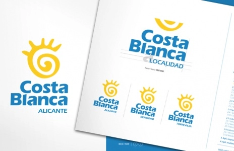 Logotipo y Manual de Normas Gráficas Costa Blanca, Patronato Provincial de Turismo 'Costa Blanca'