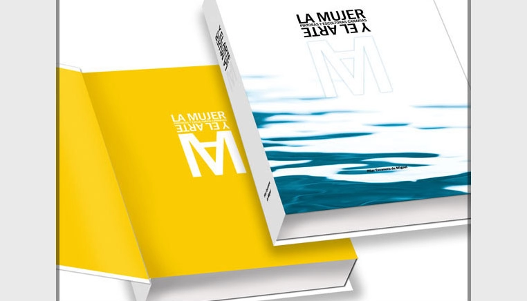 Diseño editorial del libro 'La Mujer y el Arte'