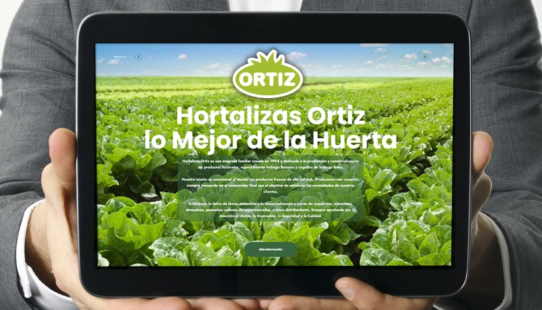 Nueva web para Hortalizas Ortiz por Grupo Camaleón Creativos