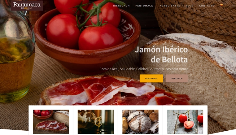 Web de Iberlunch Pantumaca, por Grupo Camaleón Creativos